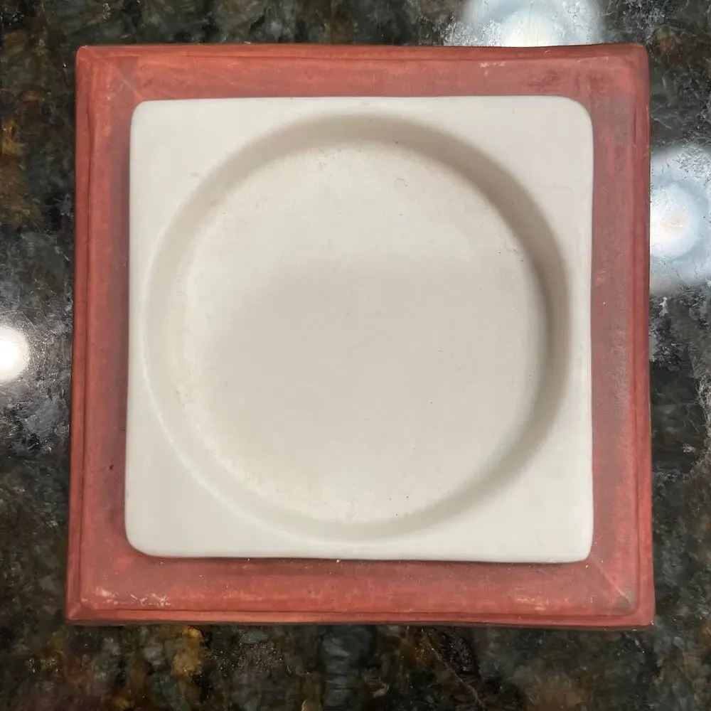 PartyLite Cafe Vienna P8276 Tealight House Ceramic Collectible Votive No Box